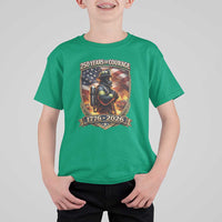 Firefighter USA 250th Anniversary Gift T Shirt For Kid 250 Years Of Courage