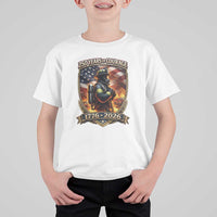 Firefighter USA 250th Anniversary Gift T Shirt For Kid 250 Years Of Courage