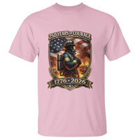 Firefighter USA 250th Anniversary Gift T Shirt 250 Years Of Courage