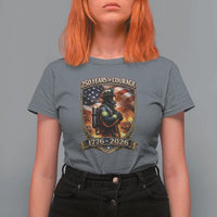 Firefighter USA 250th Anniversary Gift T Shirt For Women 250 Years Of Courage