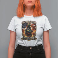 Firefighter USA 250th Anniversary Gift T Shirt For Women 250 Years Of Courage