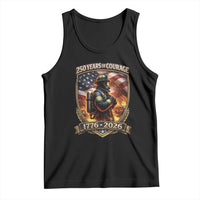 Firefighter USA 250th Anniversary Gift Tank Top 250 Years Of Courage