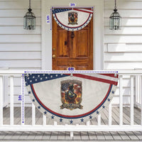 Firefighter USA 250th Anniversary Gift Patriotic Fan Flag 250 Years Of Courage