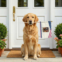 Firefighter USA 250th Anniversary Gift Patriotic Handheld Flag 250 Years Of Courage