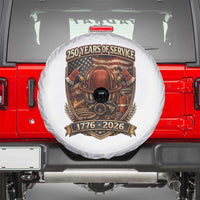 Patriotic Firefighter 250 Years Of Service USA Anniversary Gift Spare Tire Cover