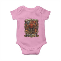 Patriotic Firefighter 250 Years Of Service USA Anniversary Gift Baby Onesie