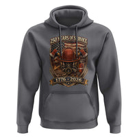 Patriotic Firefighter 250 Years Of Service USA Anniversary Gift Hoodie