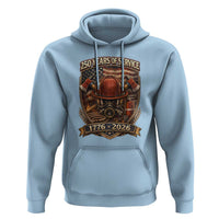 Patriotic Firefighter 250 Years Of Service USA Anniversary Gift Hoodie
