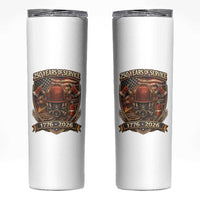 Patriotic Firefighter 250 Years Of Service USA Anniversary Gift Skinny Tumbler