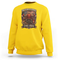Patriotic Firefighter 250 Years Of Service USA Anniversary Gift Sweatshirt