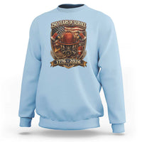 Patriotic Firefighter 250 Years Of Service USA Anniversary Gift Sweatshirt