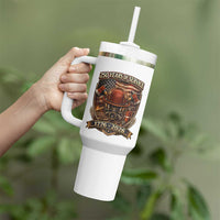 Patriotic Firefighter 250 Years Of Service USA Anniversary Gift Tumbler With Handle
