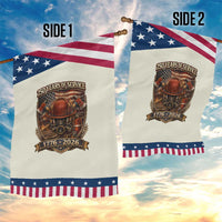 Firefighter 250 Years Of Service USA Anniversary Gift Patriotic Garden Flag