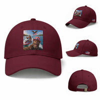 Patriotic Bigfoot Squad Chill Summer Vacation Graphic Baseball Cap
