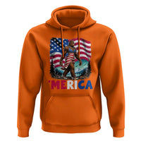 Funny Patriotic Sexy Bigfoot Hoodie Merica USA 250th Anniversary