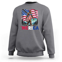 Funny Patriotic Sexy Bigfoot Sweatshirt Merica USA 250th Anniversary