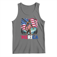 Funny Patriotic Sexy Bigfoot Tank Top Merica USA 250th Anniversary