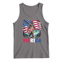 Funny Patriotic Sexy Bigfoot Tank Top Merica USA 250th Anniversary
