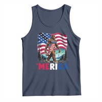 Funny Patriotic Sexy Bigfoot Tank Top Merica USA 250th Anniversary