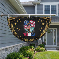 Funny Sexy Bigfoot Patriotic Fan Flag Merica USA 250th Anniversary