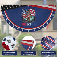 Funny Sexy Bigfoot Patriotic Fan Flag Merica USA 250th Anniversary