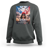 Funny Doll Face Meme 4th Of July Sweatshirt USA Freedom Jet Fighter Graphic