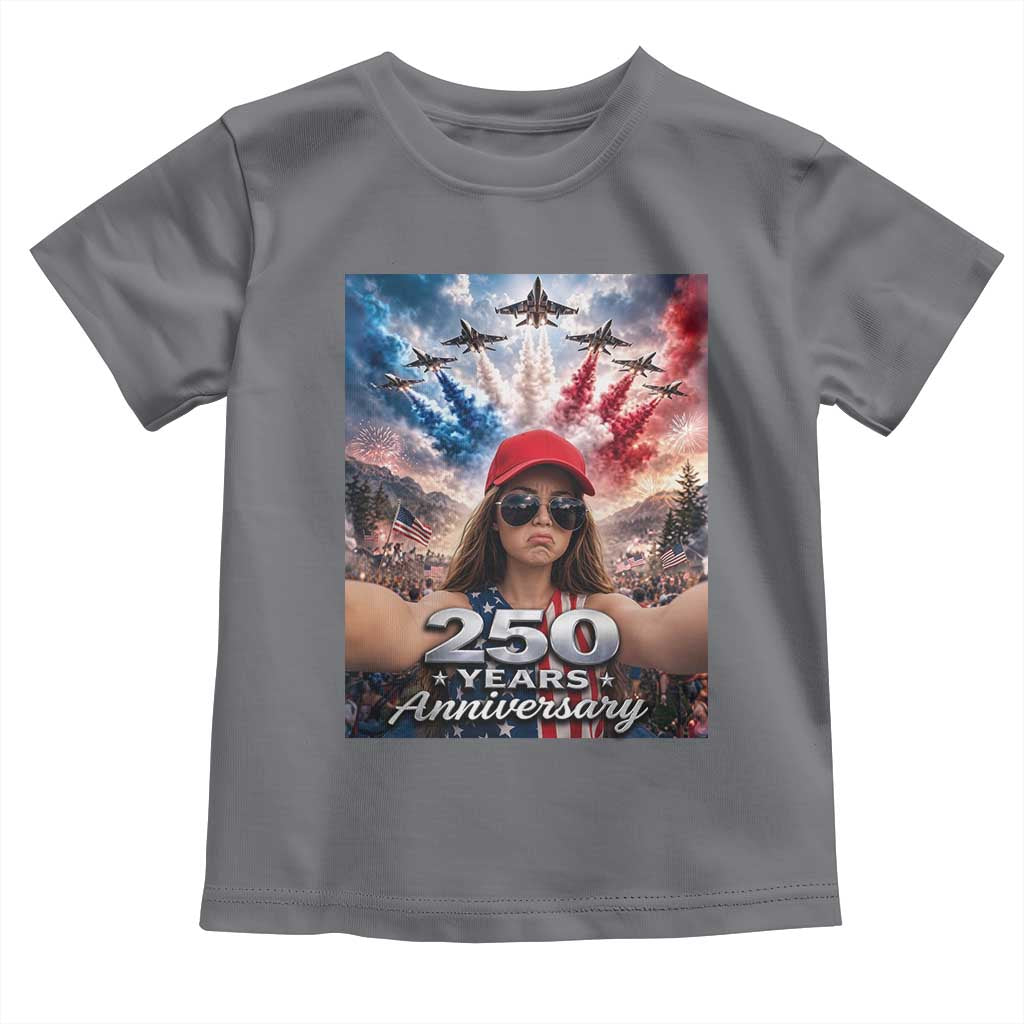 Funny Doll Face Meme 4th Of July Toddler T Shirt USA Freedom Jet Fighter Graphic