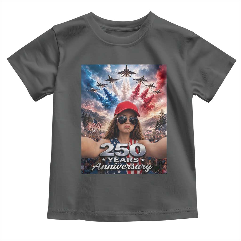 Funny Doll Face Meme 4th Of July Toddler T Shirt USA Freedom Jet Fighter Graphic