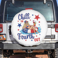 Funny Doll Face Meme 4th Of July Spare Tire Cover Chill The Fourth Out