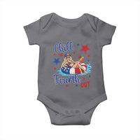 Funny Doll Face Meme 4th Of July Baby Onesie Chill The Fourth Out