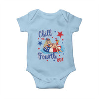 Funny Doll Face Meme 4th Of July Baby Onesie Chill The Fourth Out