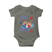 Funny Doll Face Meme 4th Of July Baby Onesie Chill The Fourth Out