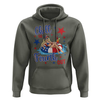 Funny Doll Face Meme 4th Of July Hoodie Chill The Fourth Out