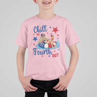 Funny Doll Face Meme 4th Of July T Shirt For Kid Chill The Fourth Out