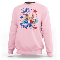 Funny Doll Face Meme 4th Of July Sweatshirt Chill The Fourth Out
