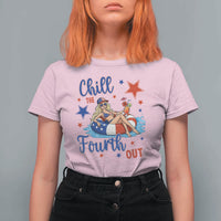 Funny Doll Face Meme 4th Of July T Shirt For Women Chill The Fourth Out
