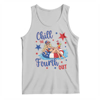 Funny Doll Face Meme 4th Of July Tank Top Chill The Fourth Out
