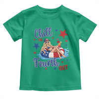 Funny Doll Face Meme 4th Of July Toddler T Shirt Chill The Fourth Out