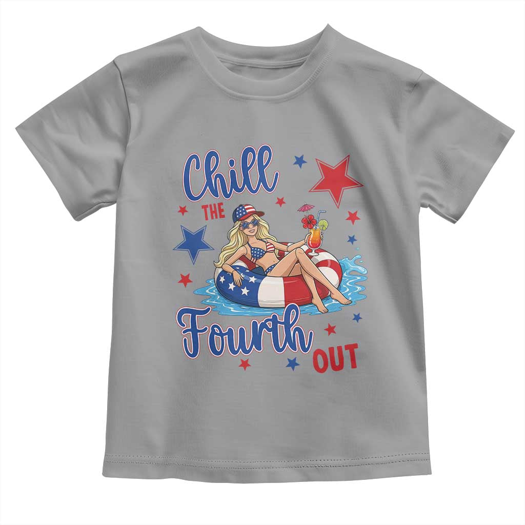 Funny Doll Face Meme 4th Of July Toddler T Shirt Chill The Fourth Out