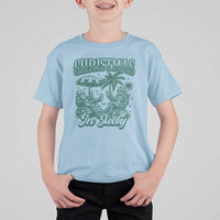 Vintage Summer Christmas Bigfoot Couple T Shirt For Kid Tropical Xmas Graphic