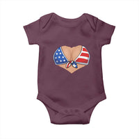 American Flag Bikini Baby Onesie Patriotic Summer Vacation Gift