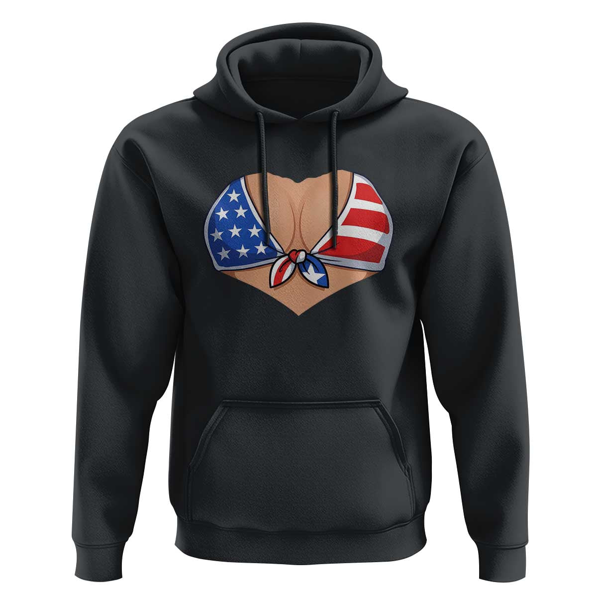 American Flag Bikini Hoodie Patriotic Summer Vacation Gift