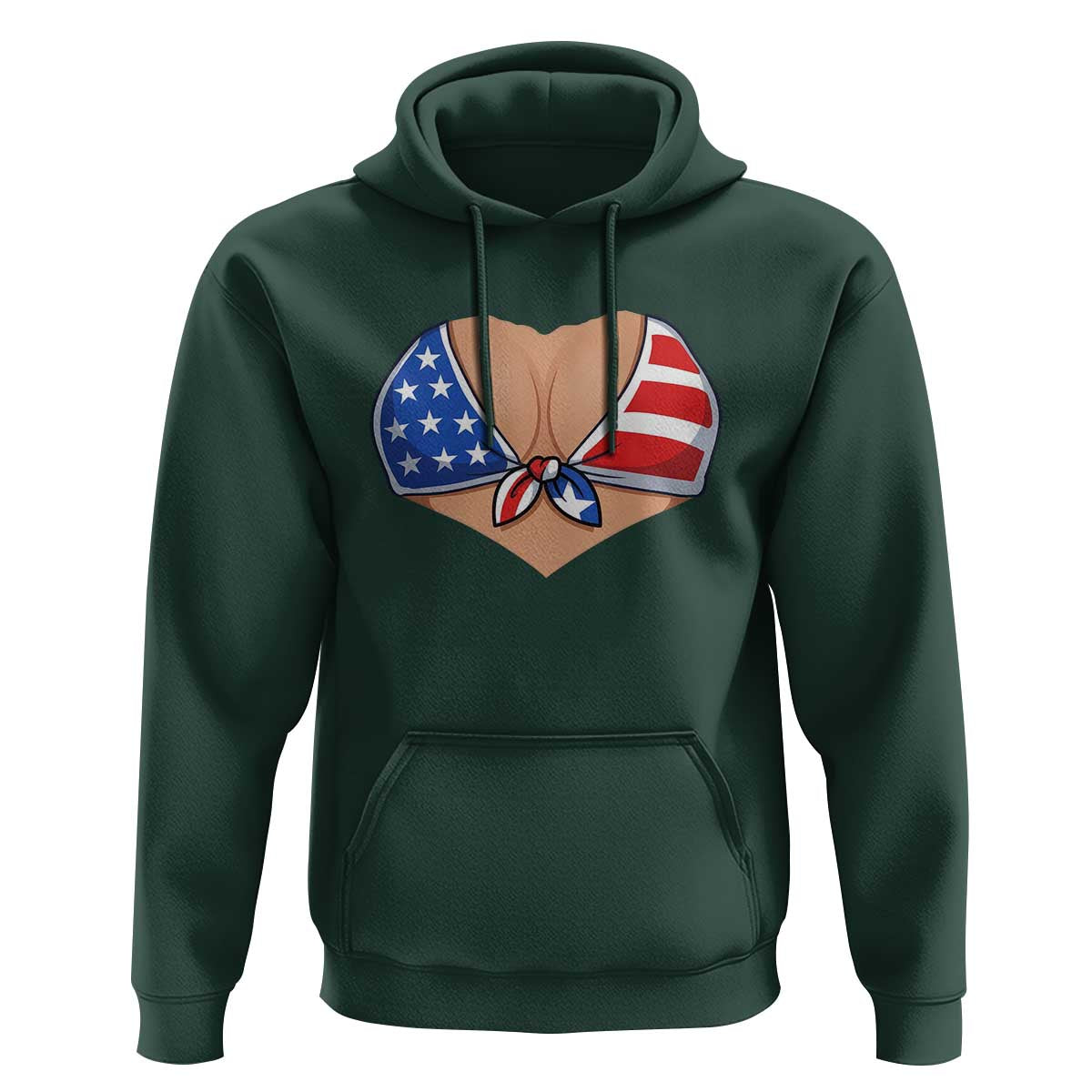 American Flag Bikini Hoodie Patriotic Summer Vacation Gift