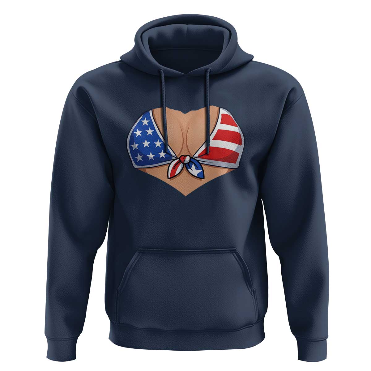 American Flag Bikini Hoodie Patriotic Summer Vacation Gift