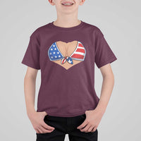 American Flag Bikini T Shirt For Kid Patriotic Summer Vacation Gift
