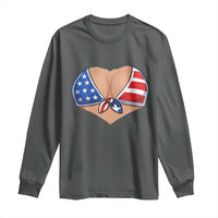 American Flag Bikini Long Sleeve Shirt Patriotic Summer Vacation Gift