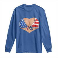 American Flag Bikini Long Sleeve Shirt Patriotic Summer Vacation Gift