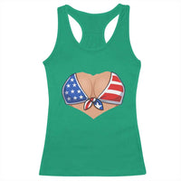 American Flag Bikini Racerback Tank Top Patriotic Summer Vacation Gift