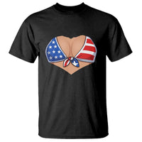 American Flag Bikini T Shirt Patriotic Summer Vacation Gift