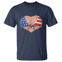 American Flag Bikini T Shirt Patriotic Summer Vacation Gift